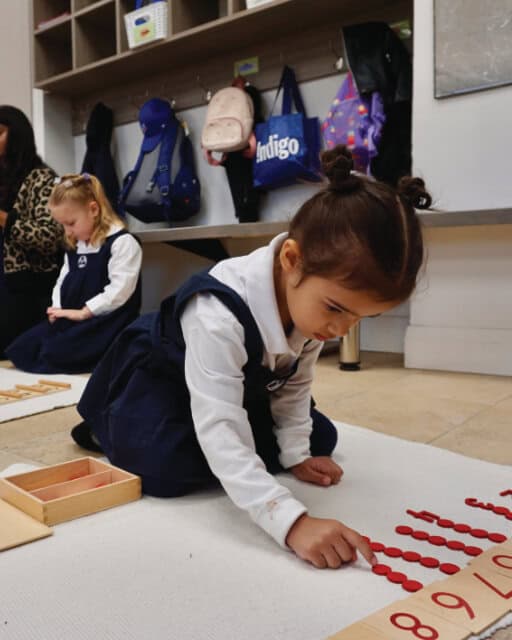 Casa Montessori Ages 2.5 to 6-years-old English language